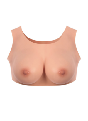 Buste seins réaliste couleur peau claire Taille S Bonnet C - CC730014019403